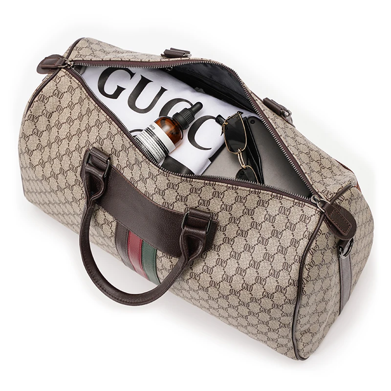 Goedkoop Mannen En Vrouwen Reizen Plunjezak Luxe Ontwerp Street Fashion Handtas Boarding Gym Tassen Weekend Reis Organizer Sac De Voyage