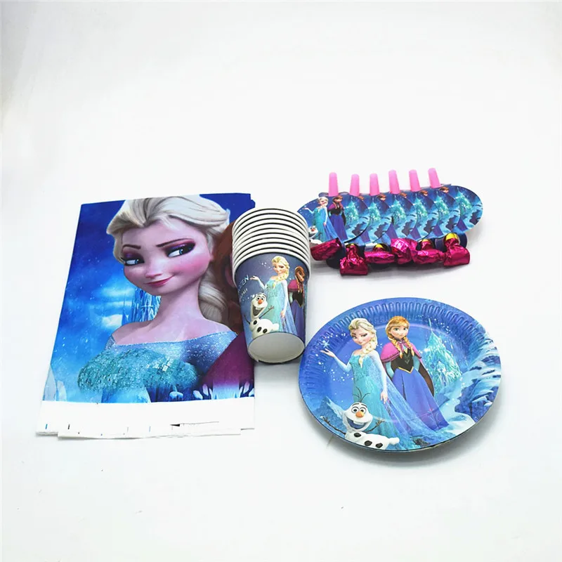 Набор из 61 предмета для 20 детей Снежная королева Холодное сердце Анна Эльза