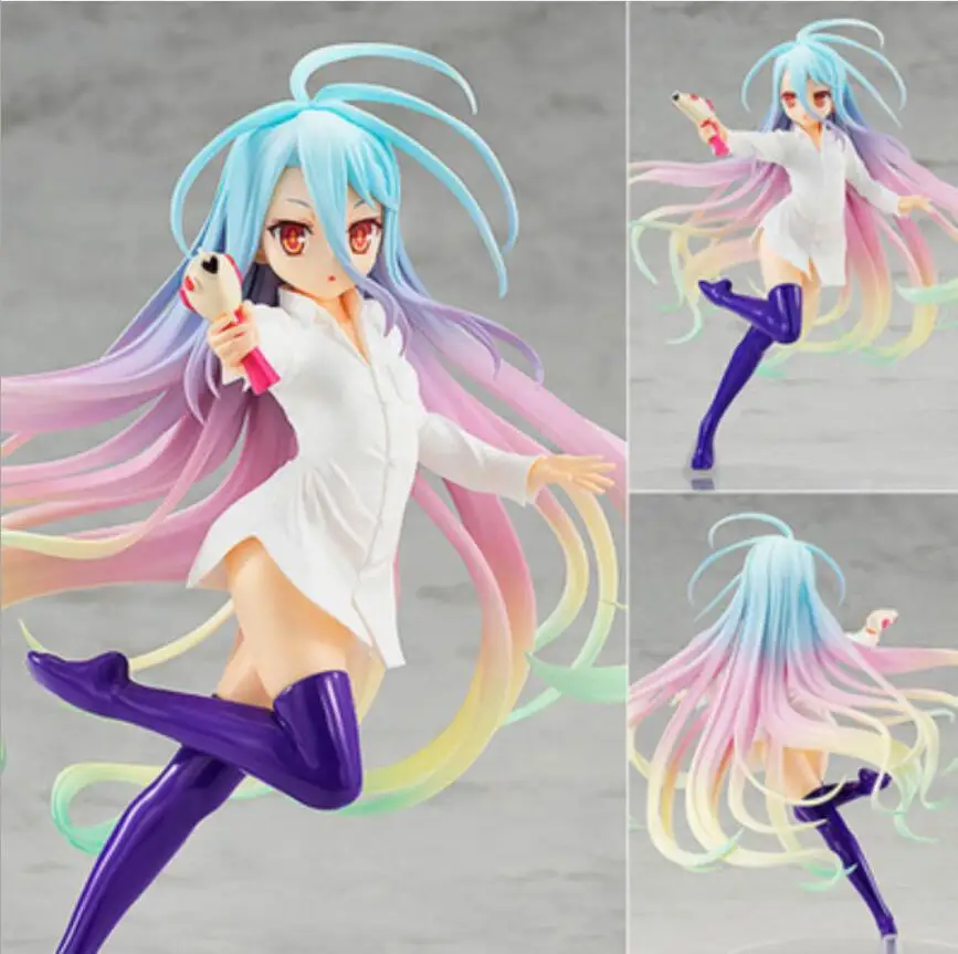 

16cm NO GAME NO LIFE Shiro action figure toys Christmas gift doll with box