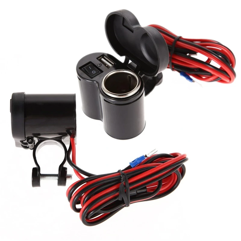 Новое универсальное 12 24 В водонепроницаемое автомобильное зарядное устройство