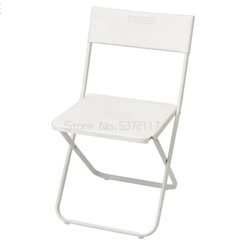 저렴한 야외 점심 휴식 접이식 의자 사무실 현대 간단한 휴대용 안뜰 발코니 의자, 홈 발코니 의자