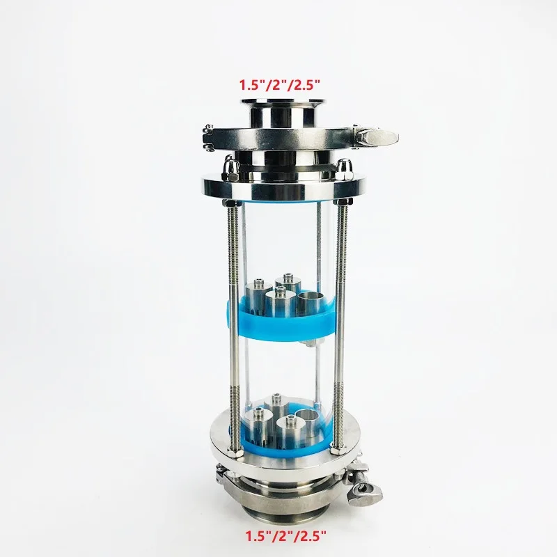 2-х этажный 3-дюймовый дистилляционный объектив с 2 шт. наборов пузырьков из