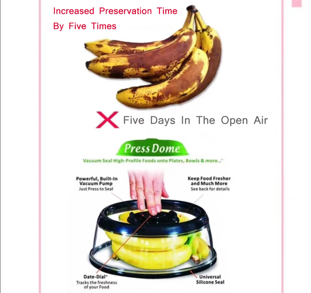 Силиконовые вакуумные крышки с крышкой для микроволновой печи чаша подогревом