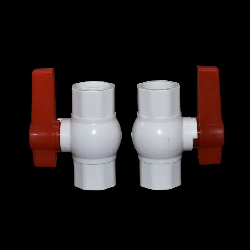 1/2 &quot3/4&quot 2 &quot1&quot ПВХ шаровой клапан DN15 DN20 DN25 водяной садовый кран горячего