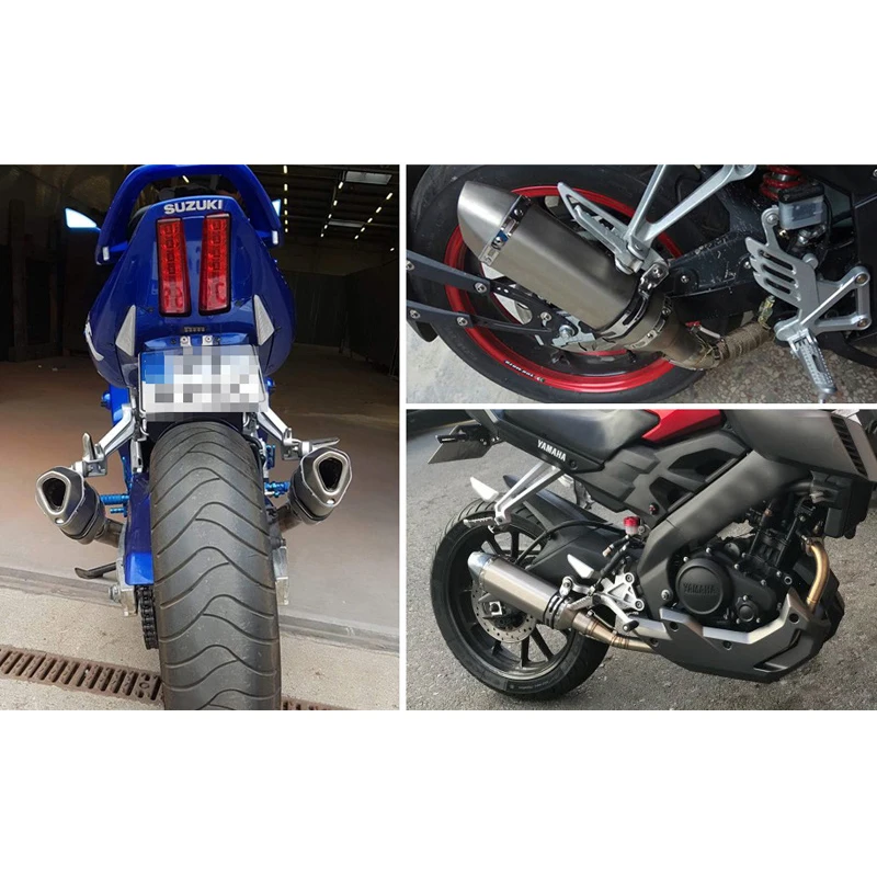 Глушитель выхлопной трубы мотоцикла для Touratech Honda Cbr 600 Rr 2003 Nmax 155 Yamaha велосипед