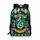 Волшебный школьный дом ящериц Слизерин рюкзак для путешествий сумка для ноутбука подарки для детей студентов