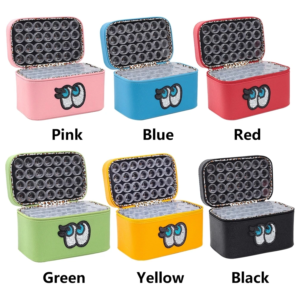 

84 Bottles Diamond Painting Accessories Hand Bag Storage Box Beads DIY Diamond Embroidery tools Mosaic Container