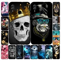 for huawei honor 10 lite cases silicon soft tpu back dog cover for huawei p smart 2019 case cover pot lx pot lx1 bumper