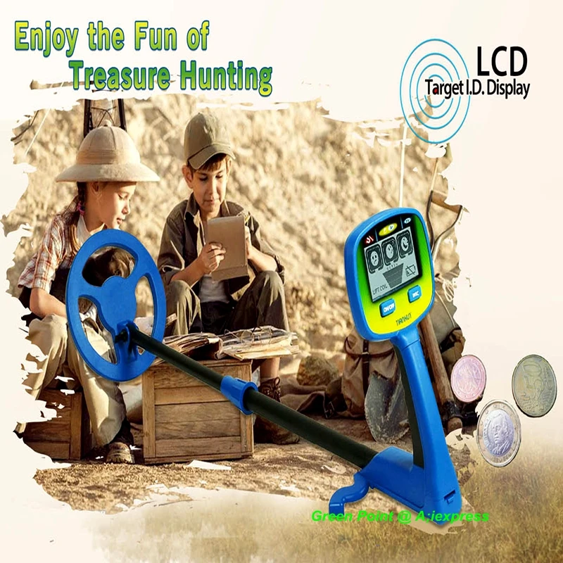 New Arrival MD-1010 Science Education Kid Metal Detector Underground Parents-kids Activity Beach Treasure Detect Coins Tool | Инструменты