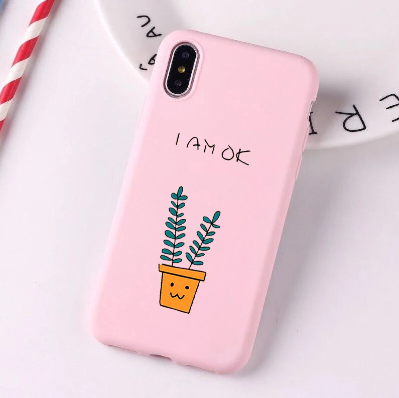 Милый мягкий чехол из ТПУ для телефона huawei p30 pro lite p20 p10 mate 20 honor 9 Зеленый Кактус с