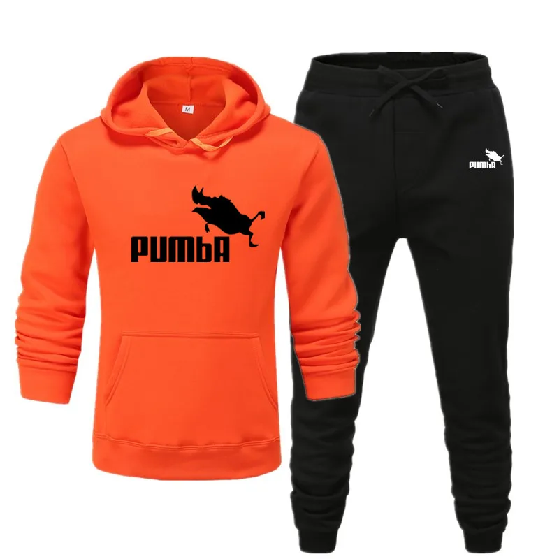 

Fashion New Hot Sale Printed Hoodie Suit Sportswear Men/Women'S Sweatshirt+Sports Pants Autumn And Winter Fleece Hooded Pullover