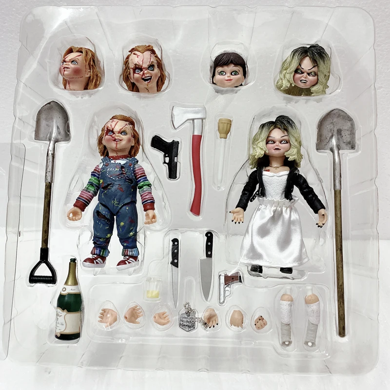NECA Чаки Тиффани экшн фигурка Невеста потрясающая игрушка кукла подарок для