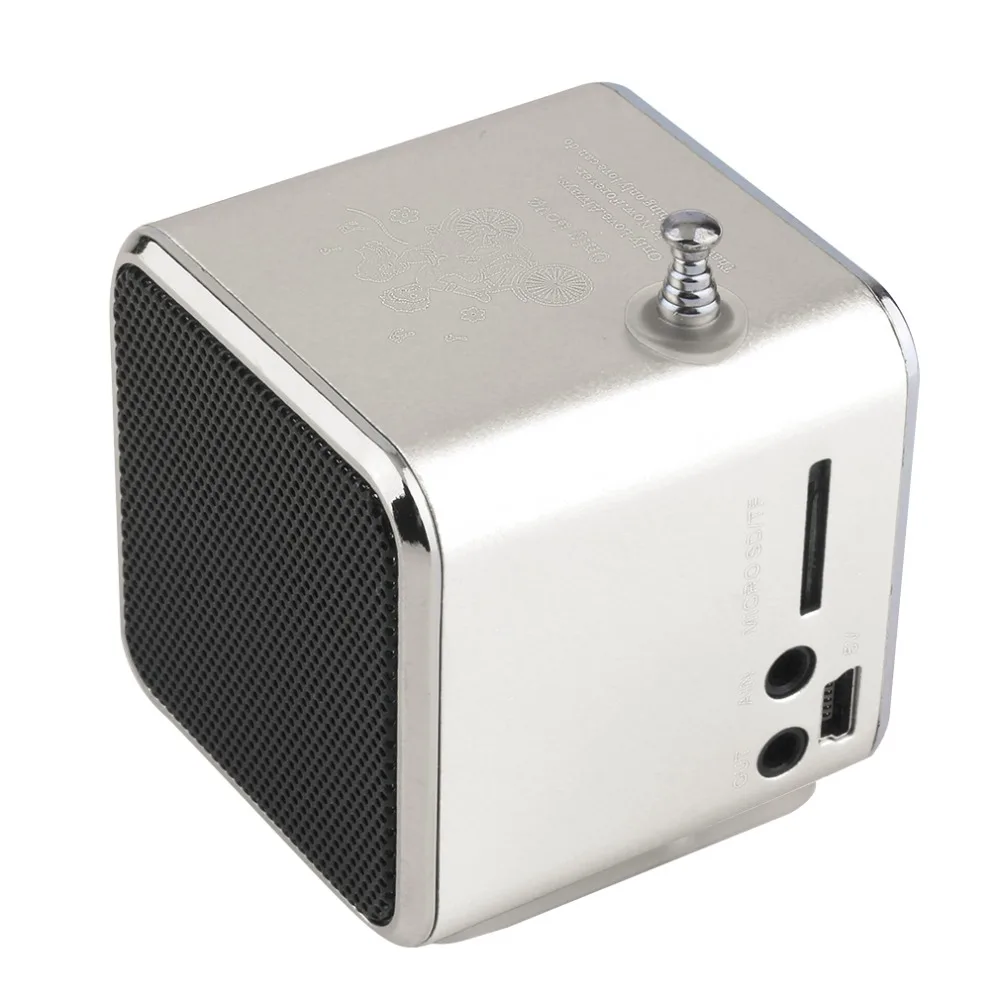 Мини цифровой портативный радио Fm мини Интернет динамик USB SD карта плеер для