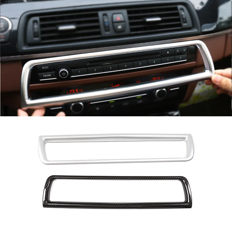 

For BMW 5 Series F10 F18 2011 2012 2013 - 2017 Car Interior Center Console Air Condition Air Vent Outlet Frame Cover Decor Trim