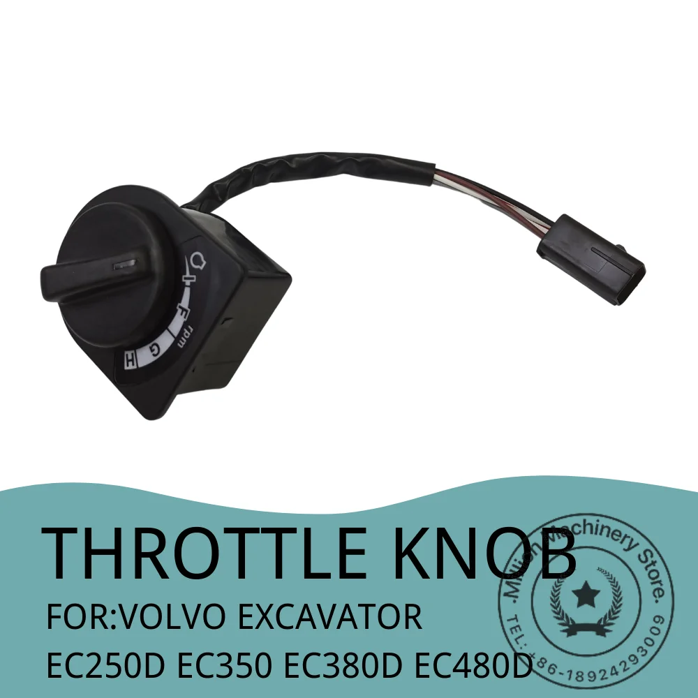 

For EXCAVATOR EC250D EC350 EC380D EC480D New Model Throttle Motor Accessories Accelerator Knob of PARTS