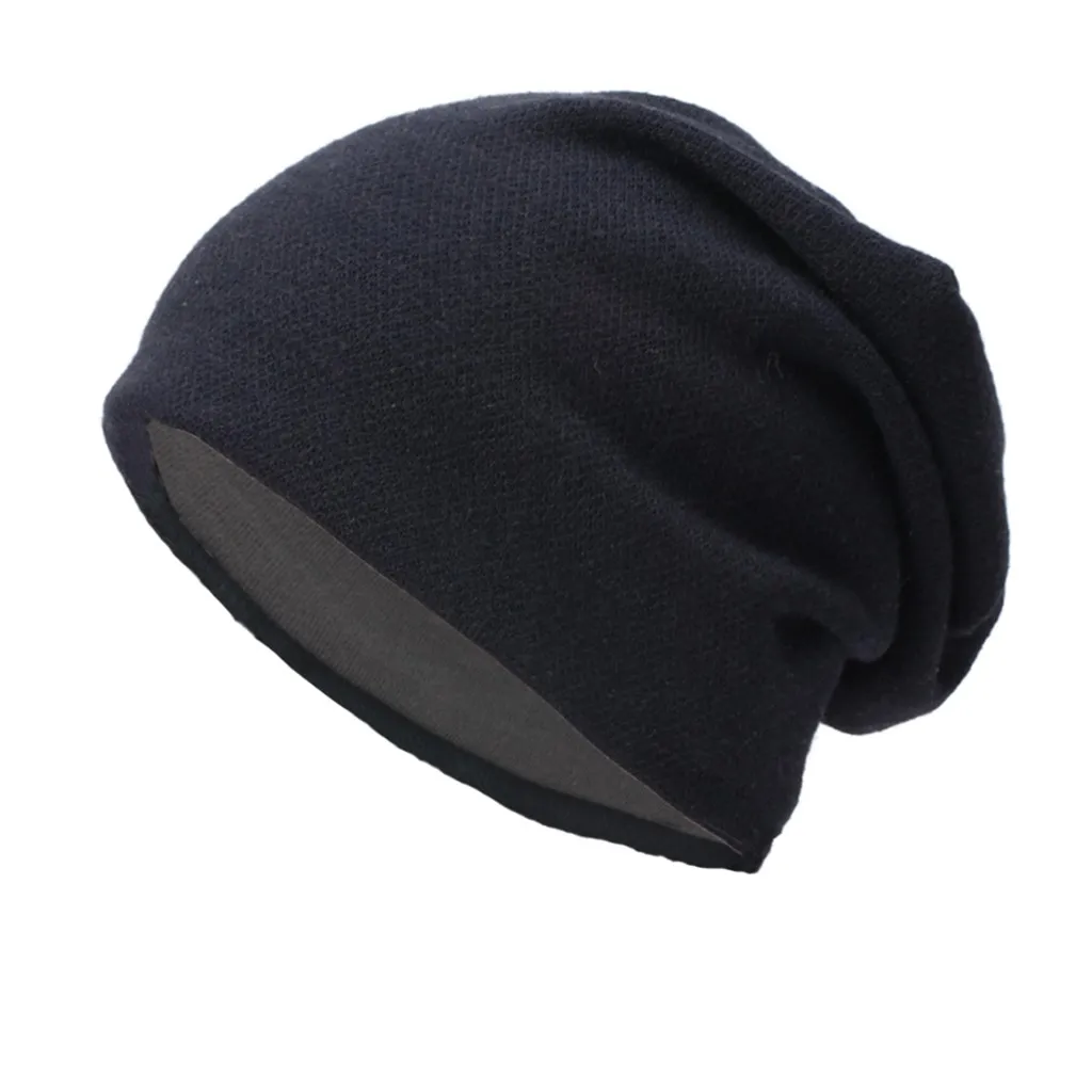 

Men Women Baggy Warm Crochet Winter Knit Ski Beanie Skull Slouchy Caps Hat