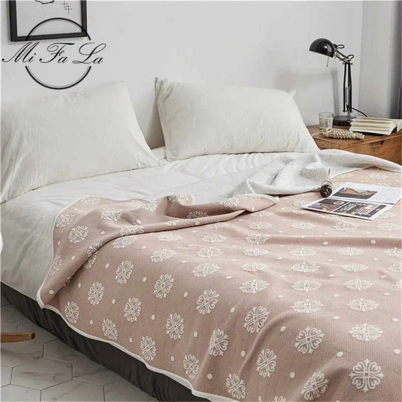 Хлопковое постельное одеяло покрывало летнее стеганого Одеяло бросьте в виде