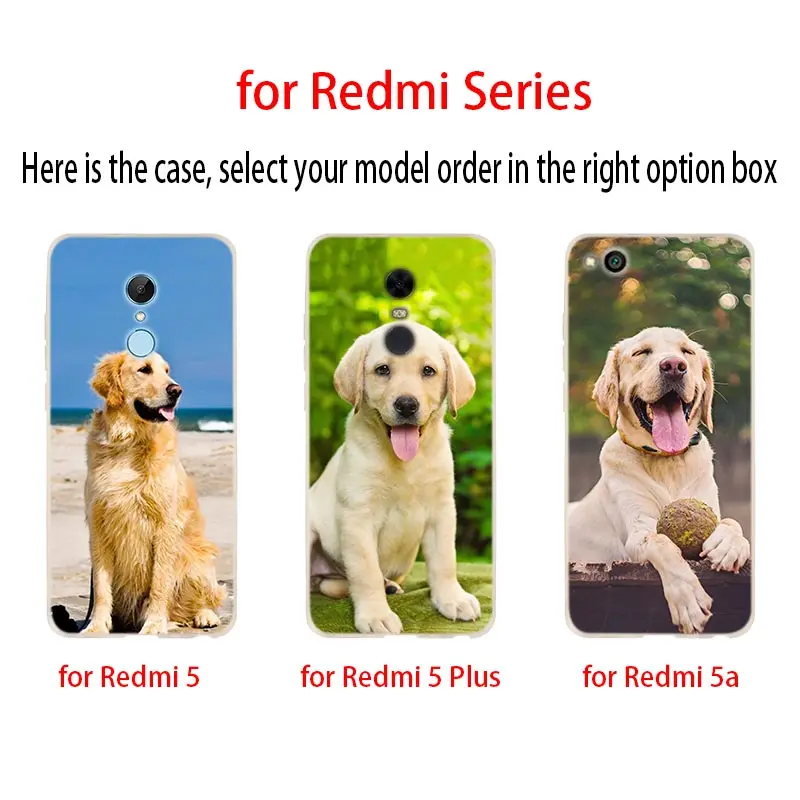 Мягкий чехол Лабрадор ретривер собака для Xiaomi Redmi Note 8 7 6 5 Pro 8a 6pro 6a s2 5a 4a 5plus y3 Coque Etui
