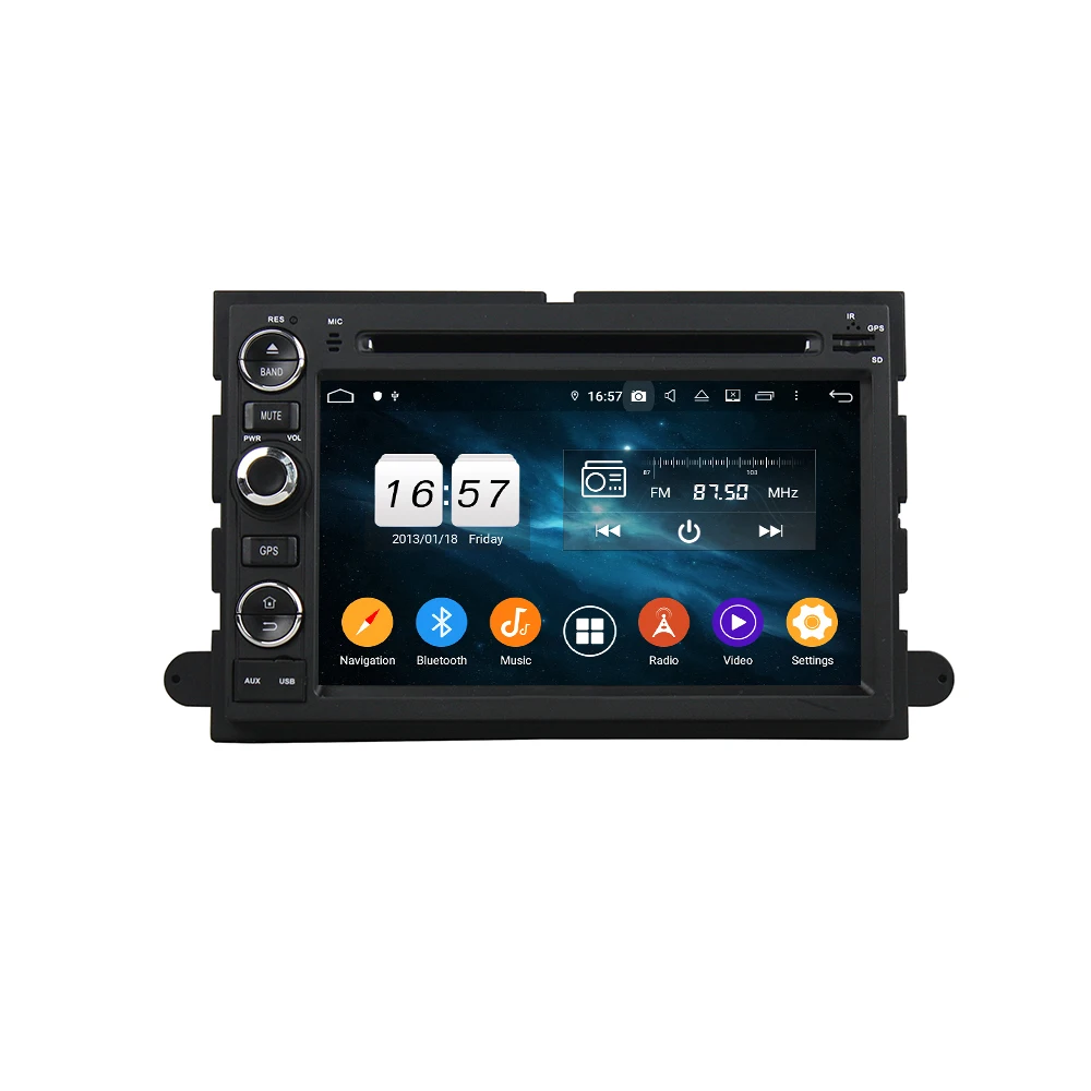 

7" Android 12 Car Multimedia Player 8 Core 8+128G MT8667 For Ford Fusion Explorer F150 Edge Expedition 2006-2009 Radio Carplay