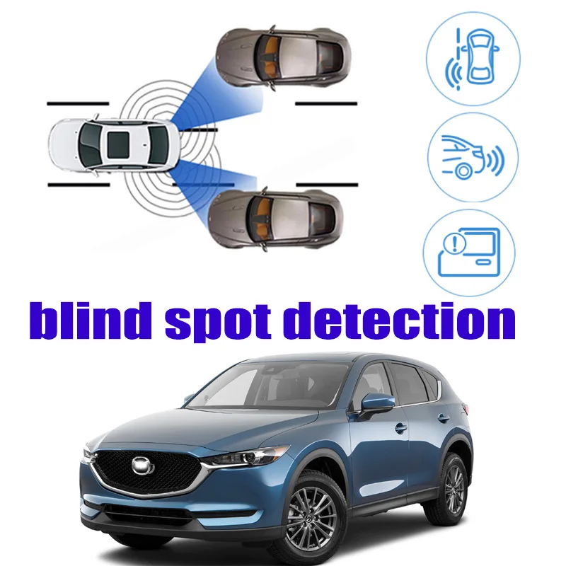 For Mazda CX-8 2017~2020 Car BSD BSA BSM Blind Area Spot Warning Safety Drive Alert Mirror Rear Radar Detection