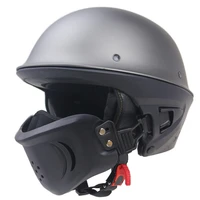 rogue helmet heavy moto helmets for harley retro removable 34 face mask multifunctional helm motorcycle accessories