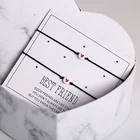 Очаровательный браслет в форме сердца для женщин, подходящий браслет для лучшего друга, браслеты дружбы Bff, ювелирные изделия, Подарочный браслет в форме сердца, 2 шт.