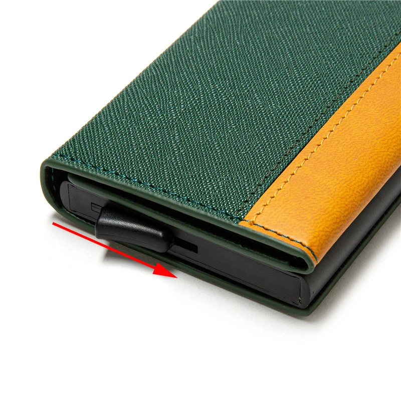 Новинка 2021 индивидуальный модный мужской кошелек с защитой от кражи и RFID-защитой