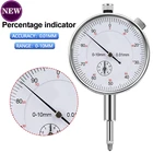 Индикатор часового типа, диаметром 0,01 мм, диаметром 0-10 мм, измеритель часового разрешения 0,01 мм