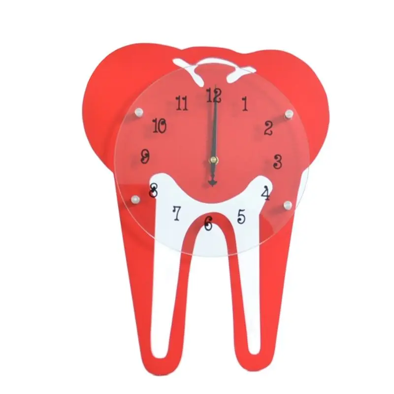 Настенные часы для стоматологической клиники деревянные офисные настенные