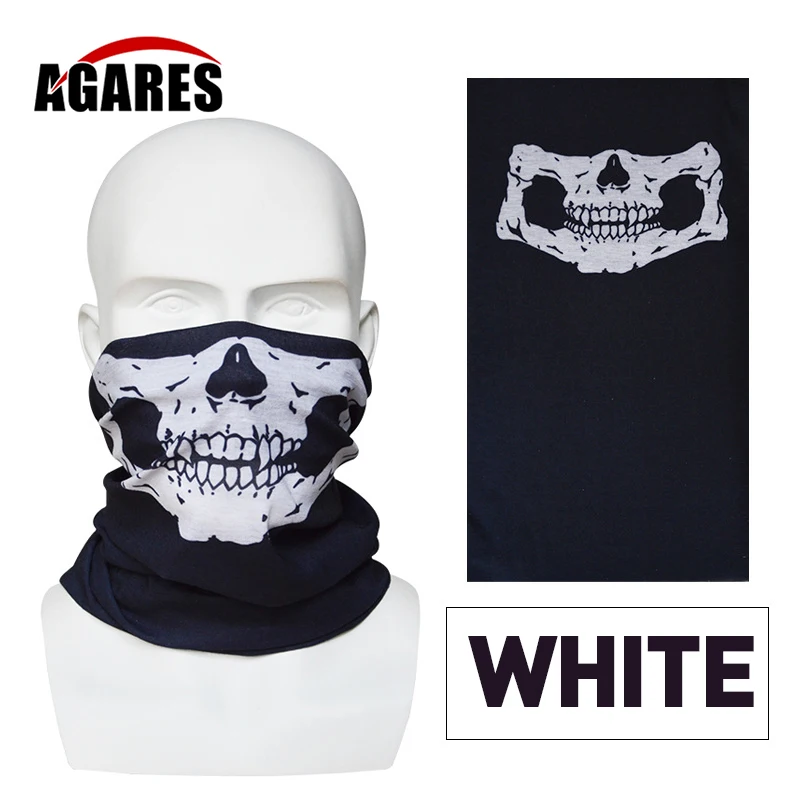 Воздушная сила череп трубчатая Защитная Пылезащитная маска бандана для езды на