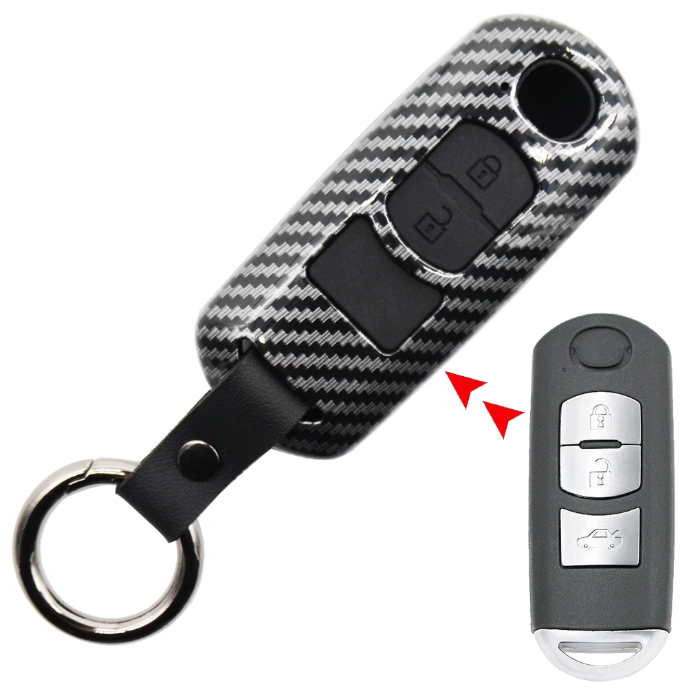 

Автомобильный чехол для ключа дистанционного управления, чехол, держатель для ключа для Mazda 3, 5, 6, CX-5 CX-3 CX-8, Atenza 2018, 2019, 2020, замена автомобиля