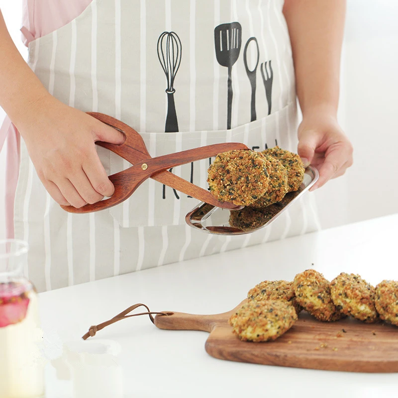 

Food Clip Nan Wooden Hot Pot Wooden Clip Bread Baking Barbecue Food Clip Self Barbecue Kitchen Utensils Barbecue Clip Kitchen