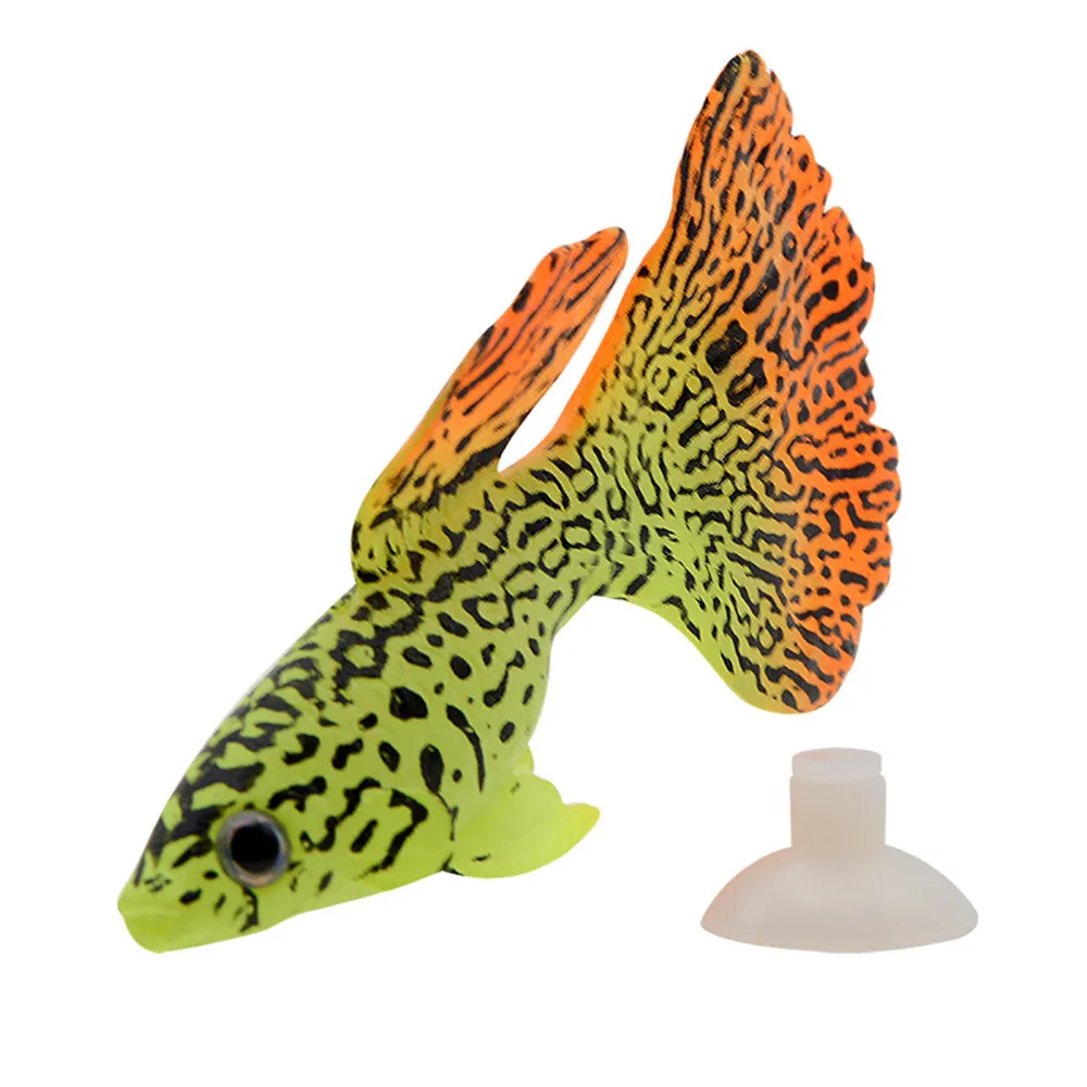 

Plastic Swimming Faux Fake Gold Fish Aquarium Fish Tank Decoration Ornamental Gift Fish Simulation Goldfish