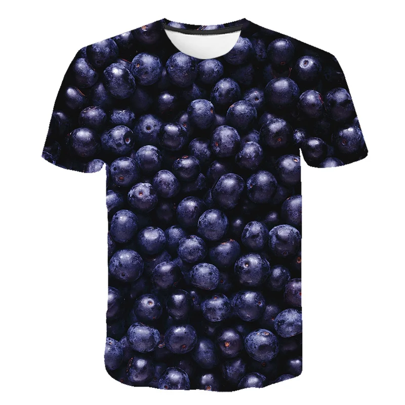 

Strawberry Lemon Fruit Pattern 3D Printed T Shirt Women Mens 2021 Summer Tops Casual Funny Vogue Aesthetic T Shirts Plus Size 6x