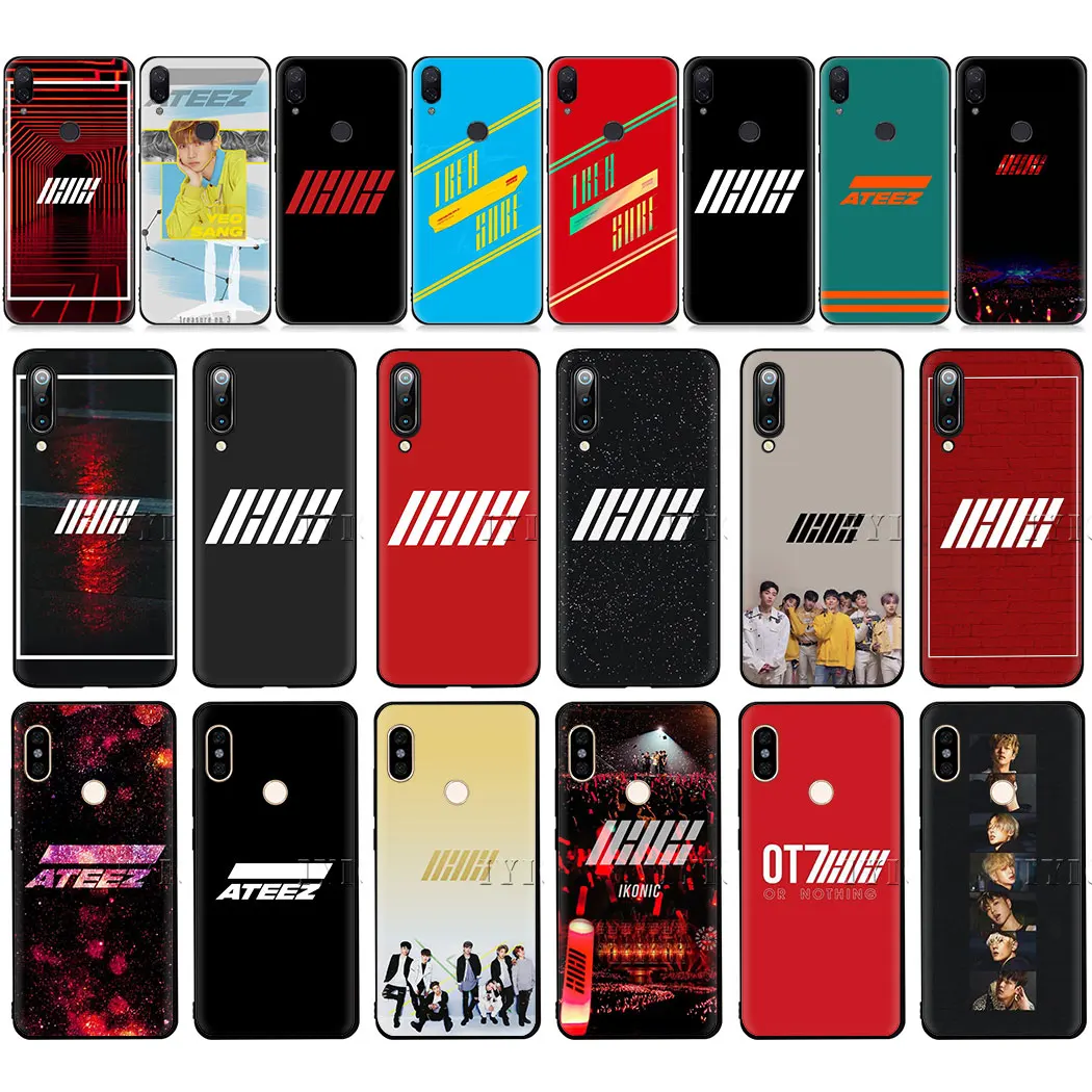 Мягкий чехол для телефона ATEEZ K Pop случай Redmi Примечание 4X5 7 K20 6 Pro 5A Prime