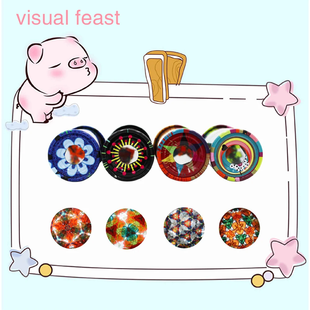 Цветочная роспись калейдоскоп детские развивающие научные Обучающие игрушки