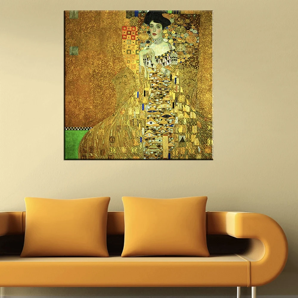 Ручная роспись Портрет Адель блох Бауэр I от Gustav Климт Картина маслом на холсте