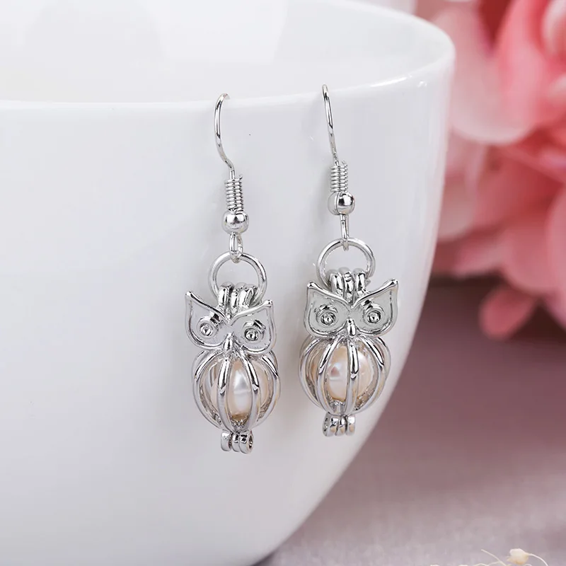 Оплетка для жемчуга принадлежности серег украшений клетка Сова эфирное масло