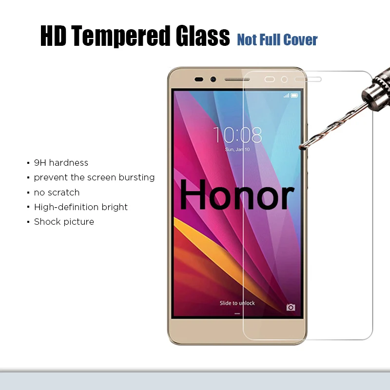 Закаленное стекло для Huawei Honor 9A 9C 5A 6A 7A 8A Pro 9H Защита экрана 9x 10x x10 lite Global Premium 5G 9S 8S