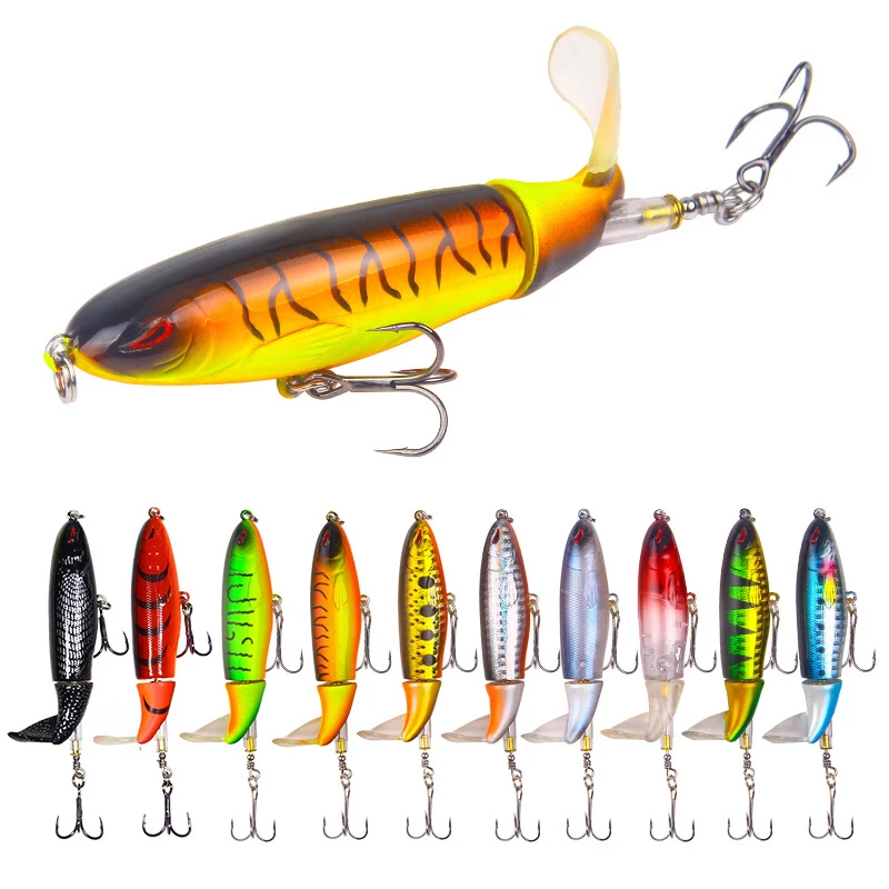 Whopper Plopper 13/15/35g Swimbait Hard Lure VIB Jig bait for Fishing Rotating Tail Topwater Fishing Tackle Sea Spoon for pike