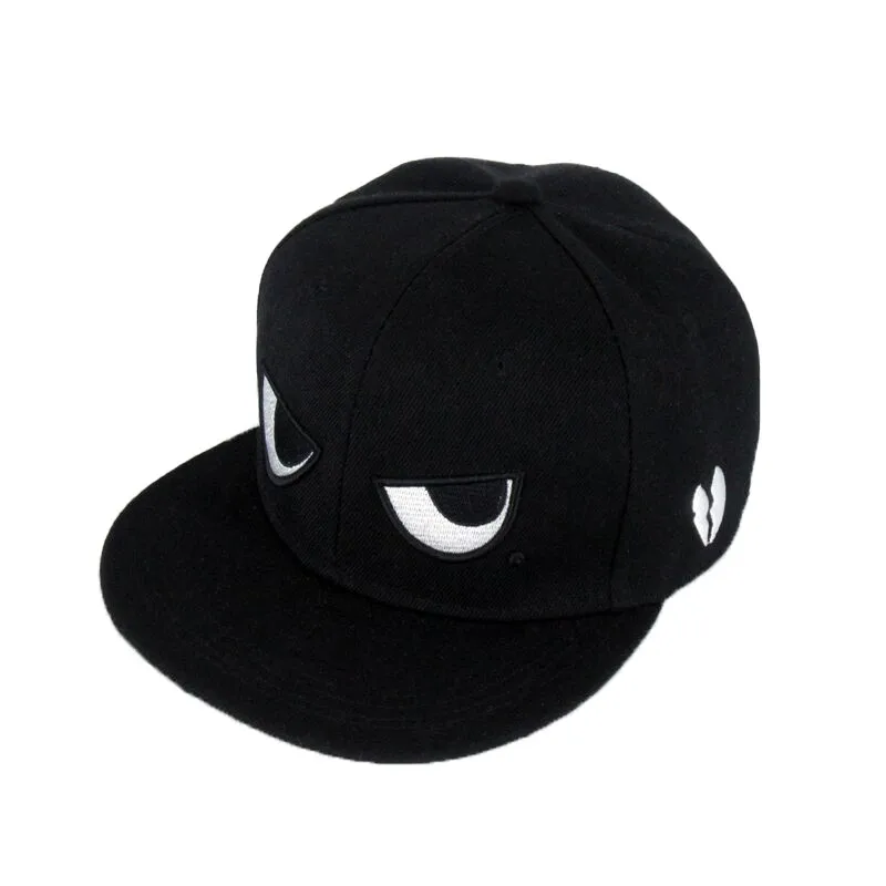 

Men's Cap Hip Hop Cotton Flat Brimmed Baseball Caps For Women Cute Cartoon Embroidery Snapback Boys And Girls Sports Streetwear