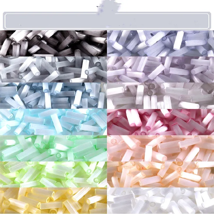 

Japan TOHO6mm two-point bamboo silk tube beads, handmade beaded DIY accessories 10g