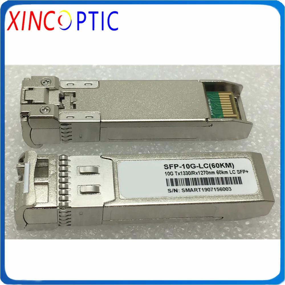 10G SFP + двунаправленный оптический трансивер Модуль LC Simplex TX1270nm RX1330nm 60 км