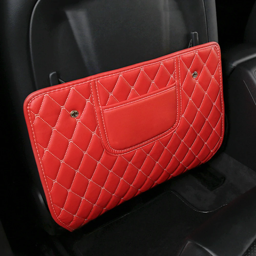 Verkauf CarManGo Auto Pflege Sitz Zurück Schutz Abdeckung Anti-kick Matte Pad Kissen Innen Zubehör Für Audi A4 A5 S4 S5 B9 2017-2020