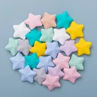 5 шт., детский Силиконовый грызунок в виде пентаграммы