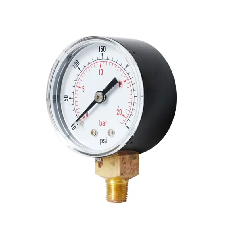 1 шт. радиальные Давление датчик 1/4 &quotBSPT 15PSI 30PSI 60PSI 100PSI 160PSI 300PSI топлива воздуха