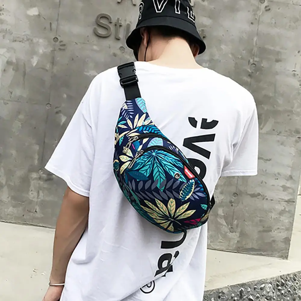 Мужская и Женская поясная сумка Наплечные сумки с принтом модные спортивные