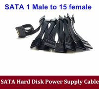 pc server sata 1 to 101215 sata 15pin adapter pci e express riser card splitter power cable cord 18awg for hdd ssd