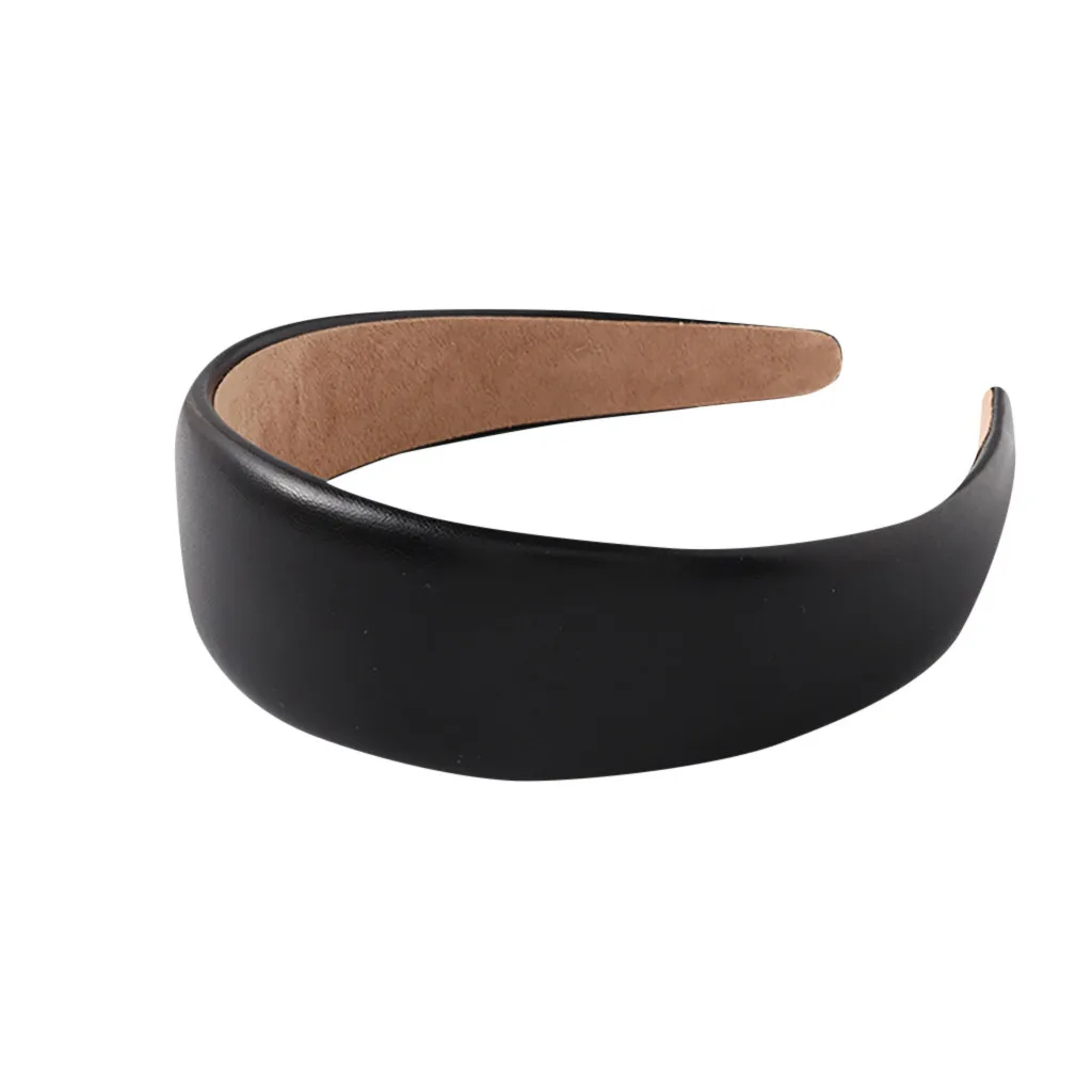 Ободок для волос Однотонный женский широкая заколка с узлом аксессуар на голову |