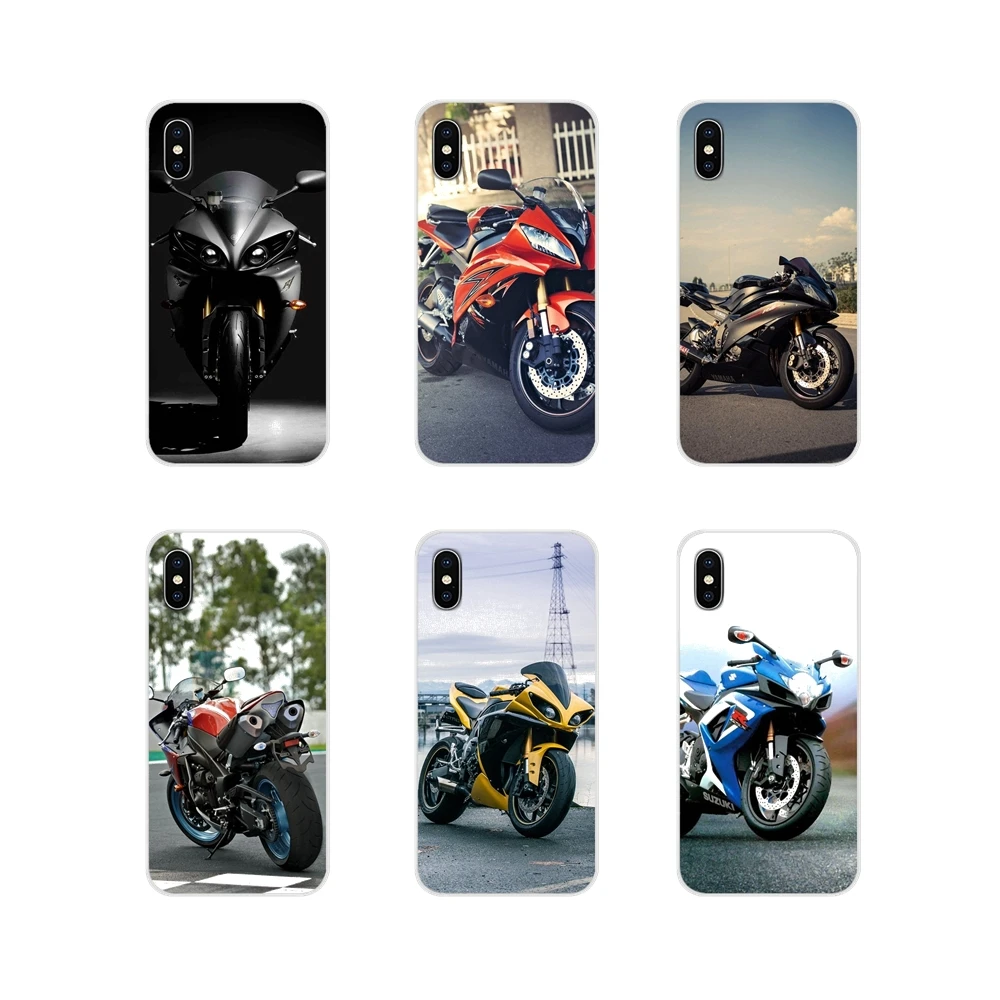 Прозрачный чехол из ТПУ для Samsung A10 A30 A40 A50 A60 A70 Galaxy S2 Note 2 3 Grand Core Prime Yamaha Motor Racing